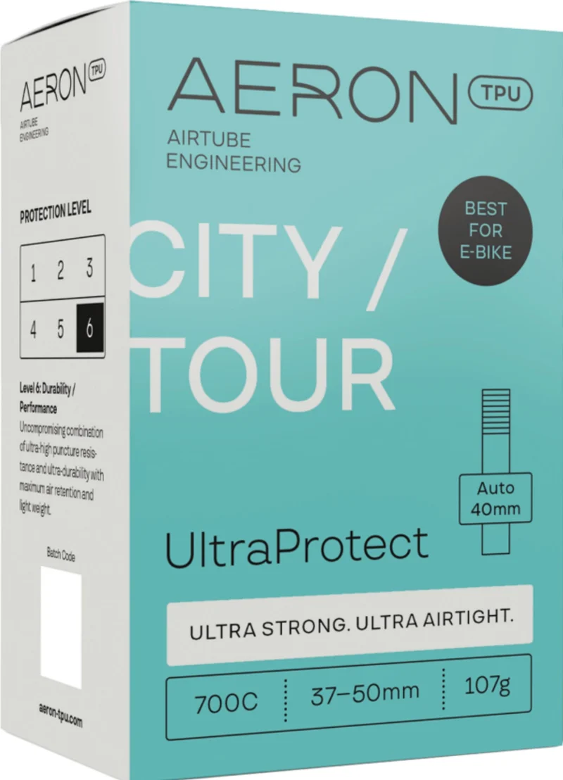 Aeron/TPU City/Tour - UltraProtect 37-50 mm Schlauch 28" black Ventil AV 40 mm