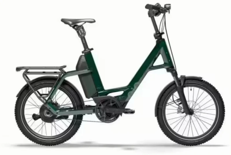 QiO Compact CXNINEx 800 Wh E-Kompaktrad 20" forest green 48 cm