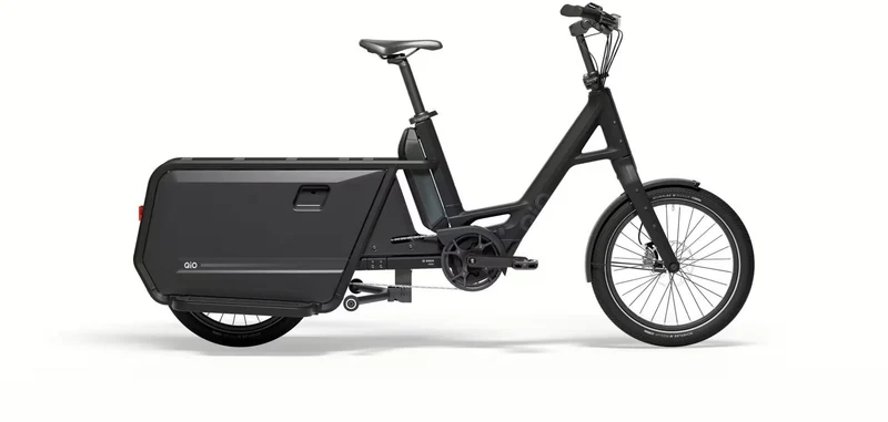QiO Long P9 545 Wh E-Lastenrad 20" night black matt 48 cm