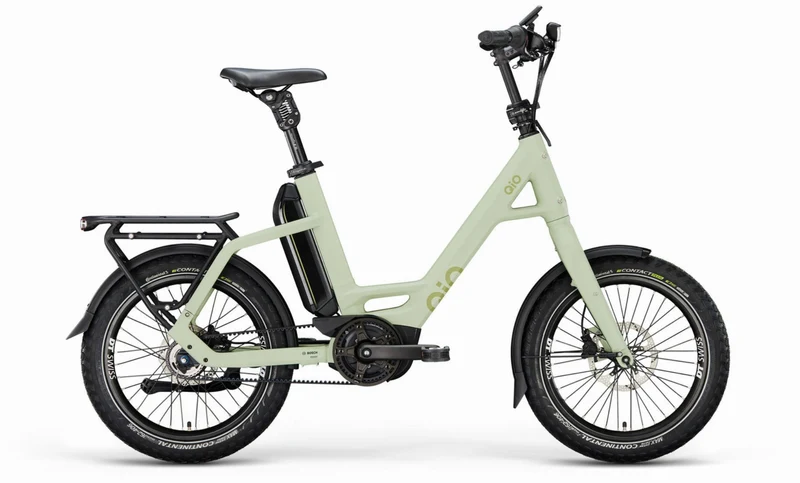 QiO EINS P-5 545 Wh E-Kompaktrad 20" light olive matt 48 cm
