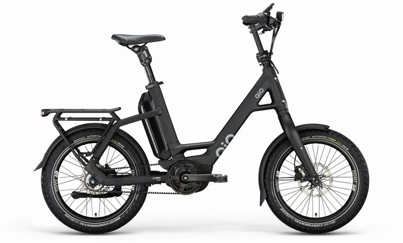 QiO EINS P-5 Rücktrittnabe 545 Wh E-Kompaktrad 20" nicht black matt 48 cm