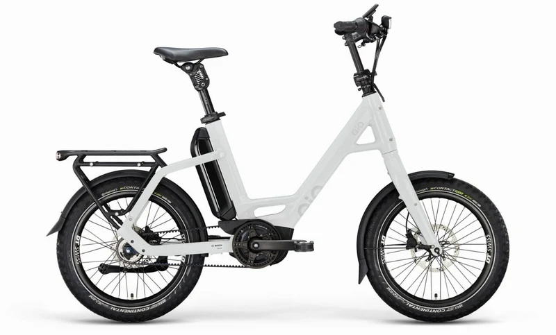 QiO EINS P-5 Rücktrittnabe 545 Wh E-Kompaktrad 20" crystal white 48 cm