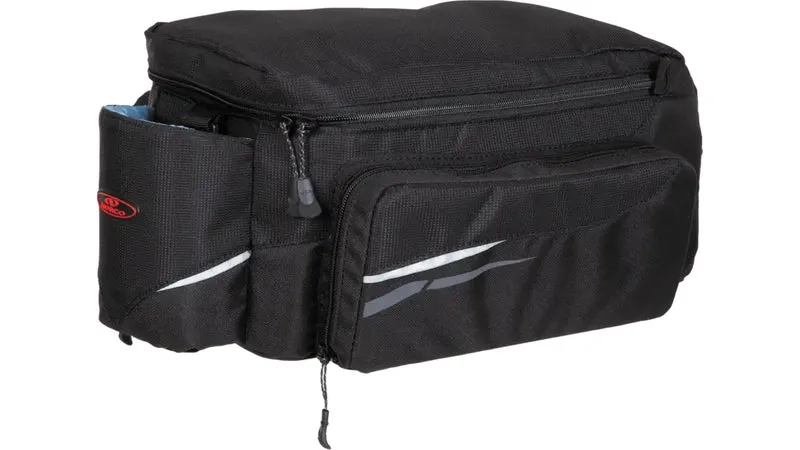 Norco Cody Universal Gepäckträgertasche mit ausklappbaren Seitentaschen schwarz 10.5 L