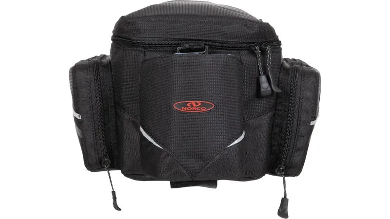 Norco Cody Universal Gepäckträgertasche mit ausklappbaren Seitentaschen schwarz 10.5 L