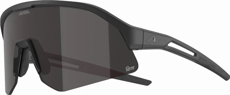 Alpina Sonic HR M Q-Lite Sportbrille black matt/mirror silver one size