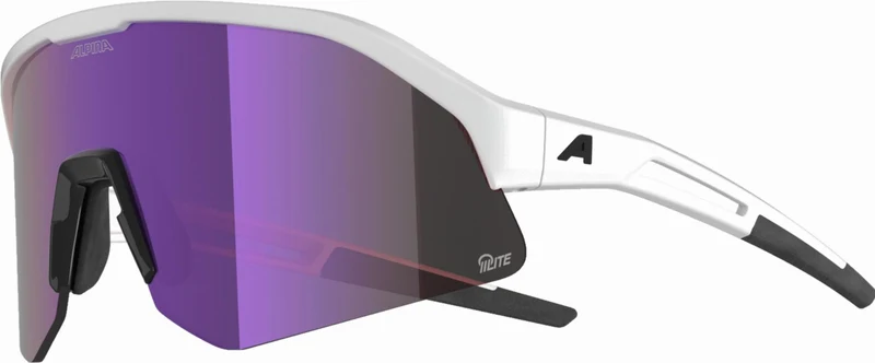 Alpina Sonic HR M Q-Lite Sportbrille white gloss/mirror pink one size