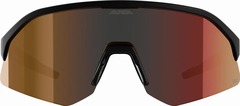 Alpina Sonic HR M Q-Lite Sportbrille black matt/mirror red one size