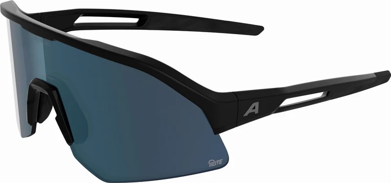 Alpina Sonic HR M Q-Lite Sportbrille black matt/mirror blue one size
