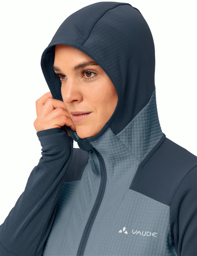 Women's Monviso Hooded Grid Fleece Jacket