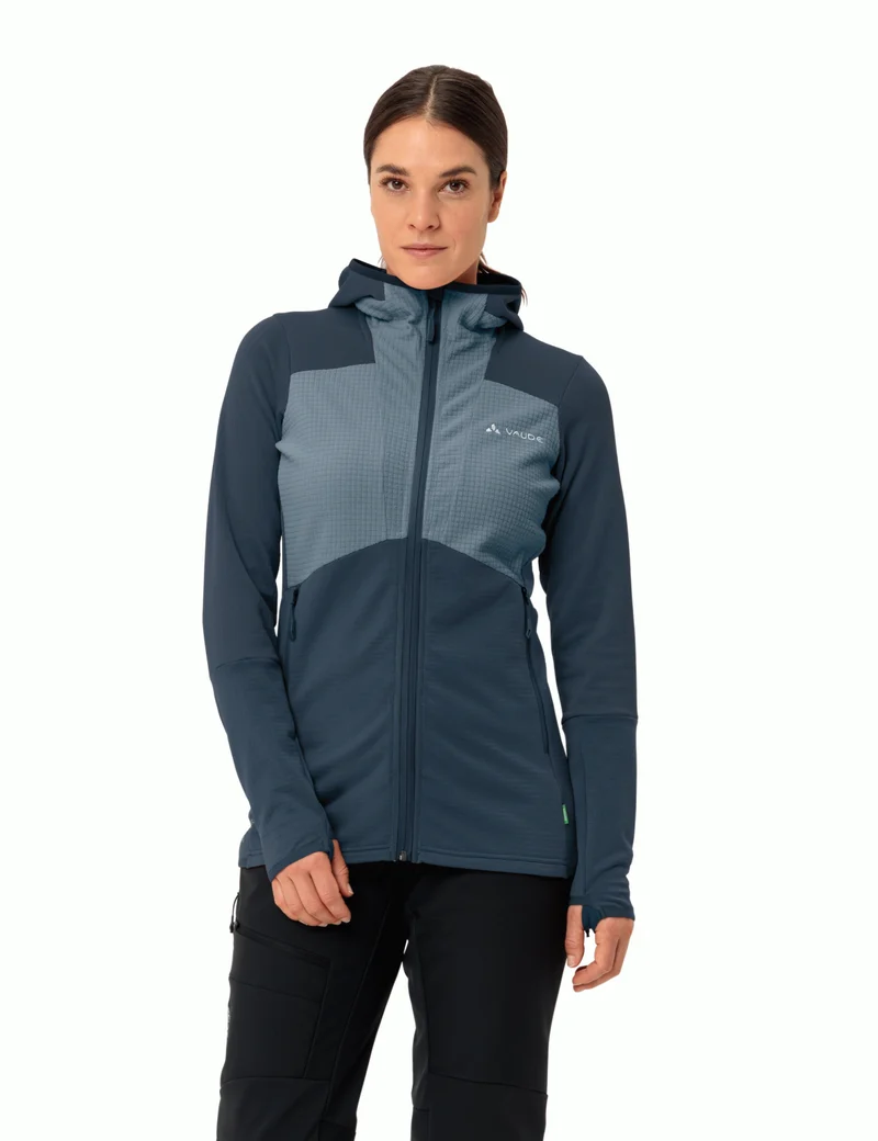 Women's Monviso Hooded Grid Fleece Jacket