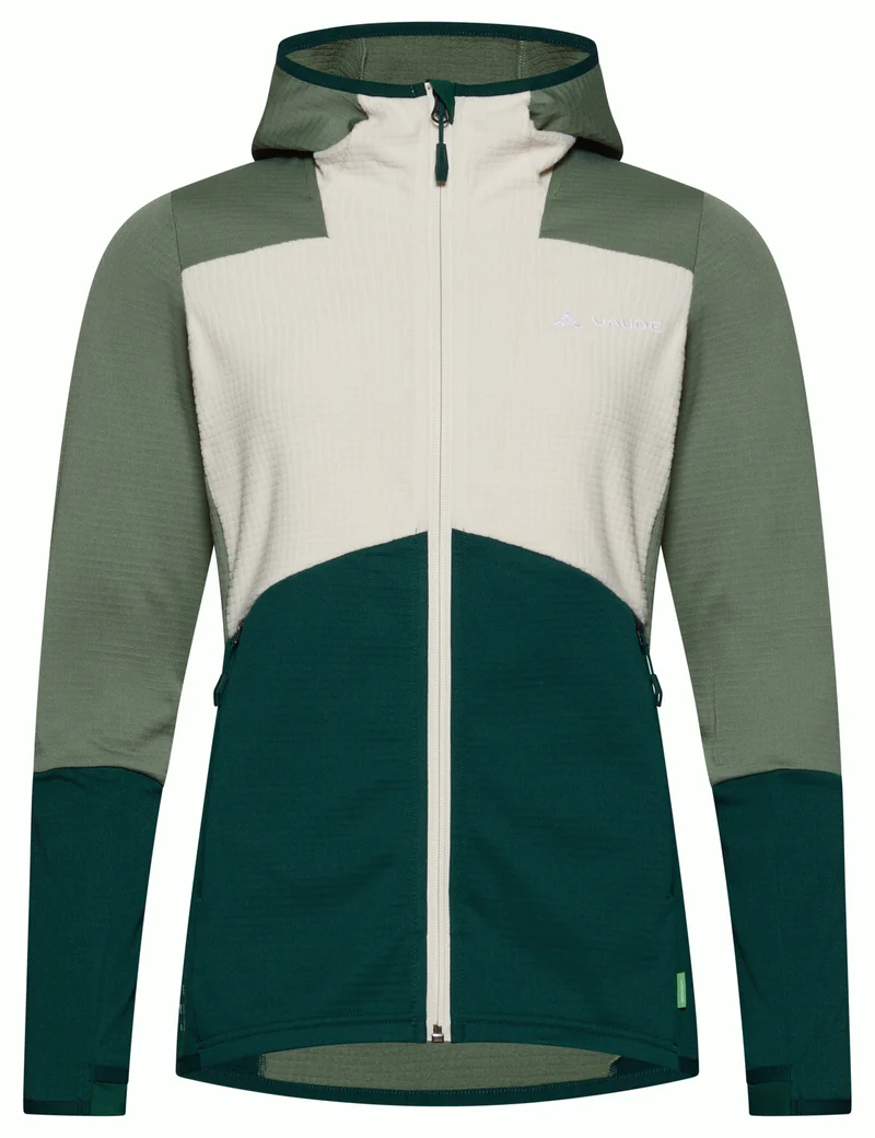 Women's Monviso Hooded Grid Fleece Jacket