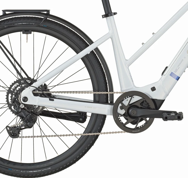 Scott Passage 20 Slope 400 Wh E-Bike Trapez 28" bianco white