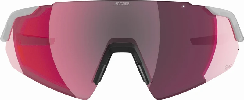 Alpina Turbo Air Q-Lite Sportbrille white gloss/mirror pink one size