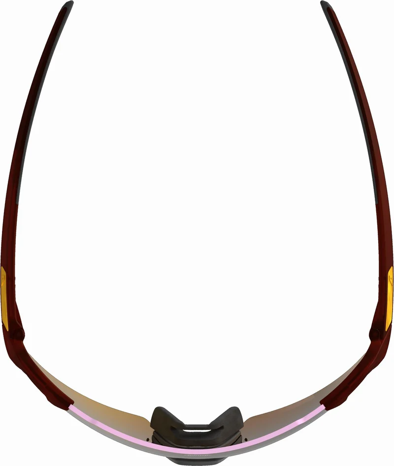 Alpina Turbo Air Q-Lite Sportbrille red transparent matt/mirror gold one size