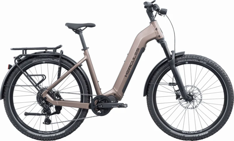 Hercules Nos SUV 2.3 630 Wh E-Bike Wave 27,5" brown-matt