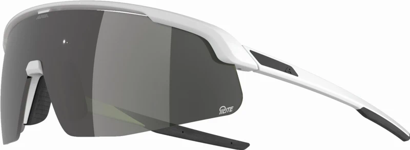 Alpina Turbo Pro S Q-Lite Sportbrille white gloss/mirror silver one size