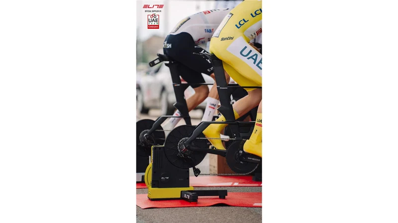 Elite Rollentrainer Justo 2 Tour de France Sieger Edition gelb
