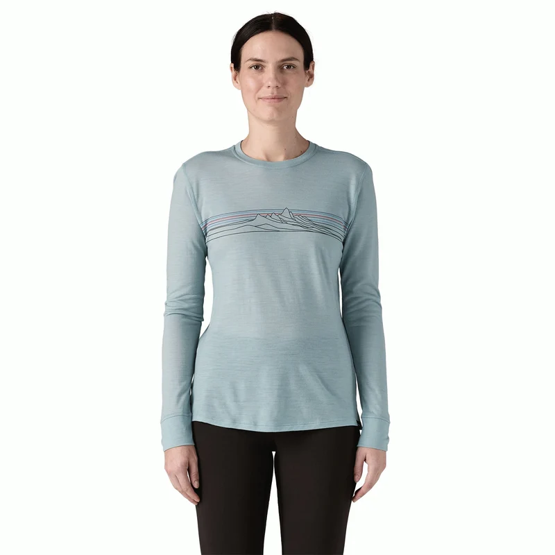 W's L/S Cap Cool Merino Blend Graphic Shirt