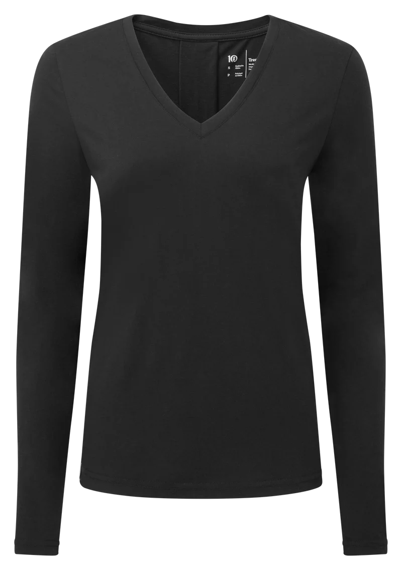 W TREEBLEND V-NECK LONGSLEEVE