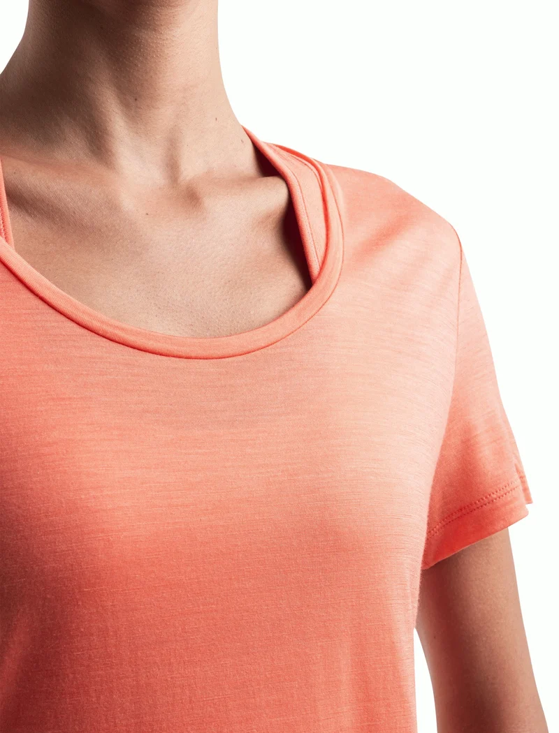 Women Merino Blend 125 Cool-Lite™ Sphere SS Scoop Tee