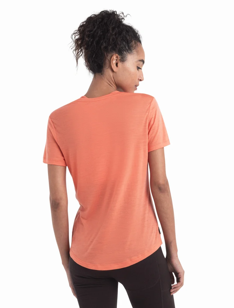 Women Merino Blend 125 Cool-Lite™ Sphere SS Scoop Tee