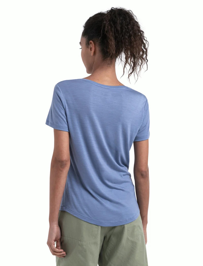Women Merino Blend 125 Cool-Lite™ Sphere SS Scoop Tee