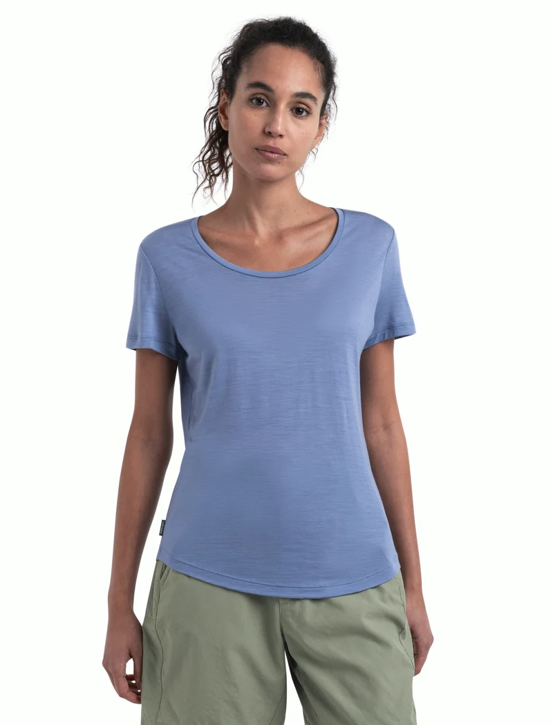 Women Merino Blend 125 Cool-Lite™ Sphere SS Scoop Tee