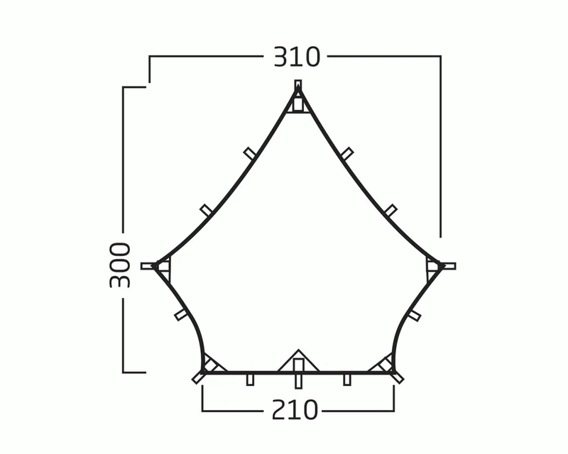 Voss Diamond PU Tarp
