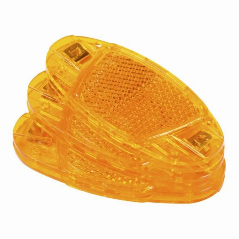 Lunivo Speichenreflektoren 4 Stück orange