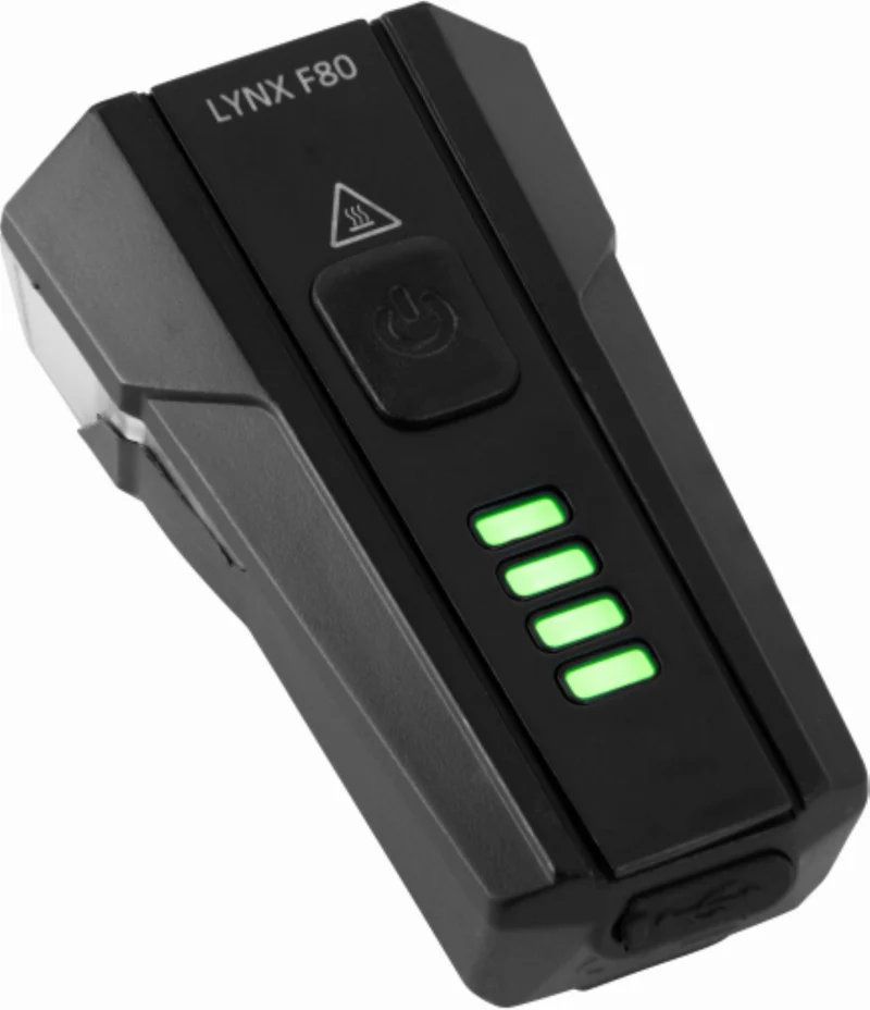 Lunivo Frontscheinwerfer Lynx F80 schwarz