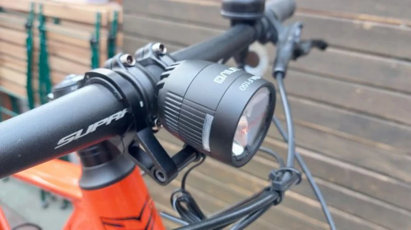 Lunivo Lenkerhalter Alu bis 35 mm für DIA Scheinwerfer schwarz