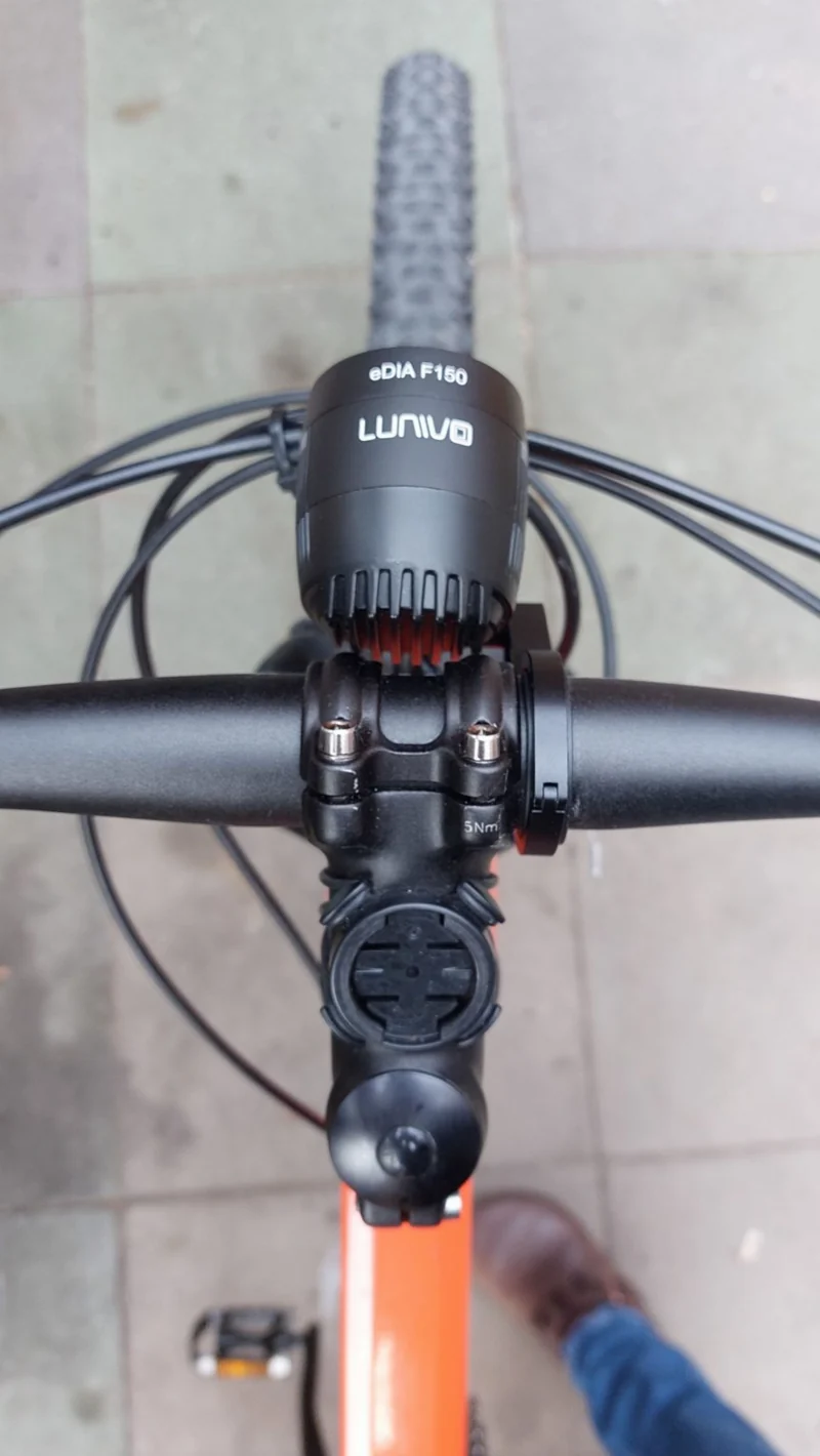 Lunivo Lenkerhalter Alu bis 35 mm für DIA Scheinwerfer schwarz
