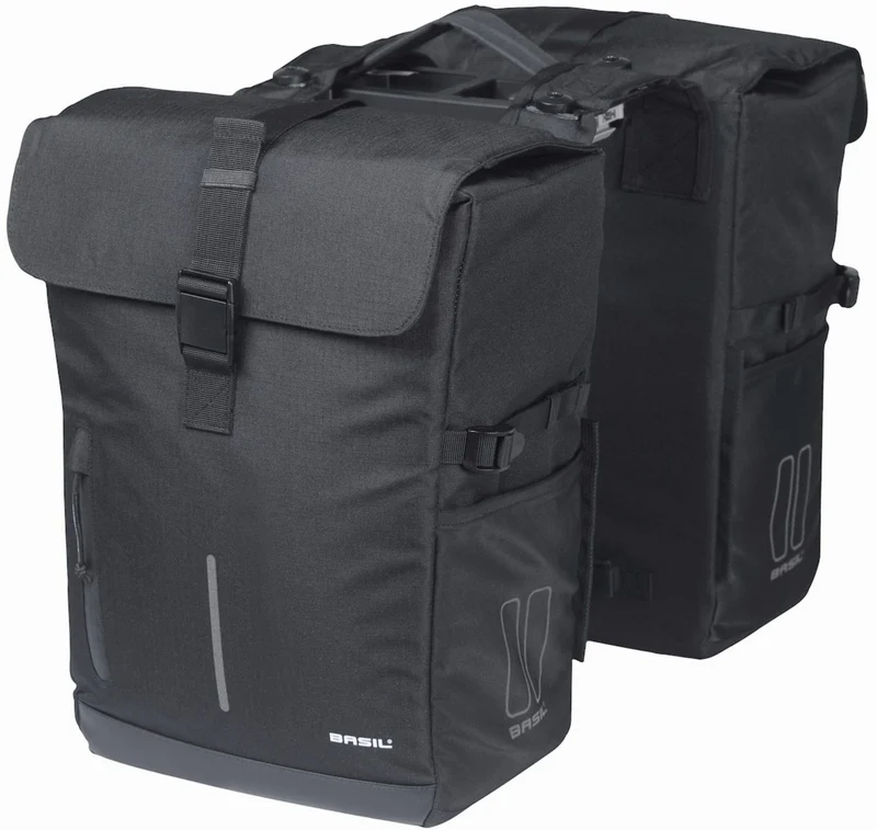 Basil Move MIK 2.0 Doppelpacktasche schwarz 30 L