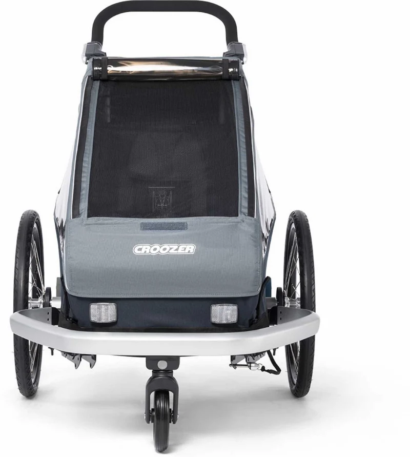 Croozer Kid Vaaya 1 + Sensor-Licht Fahrradanhänger graphite blue
