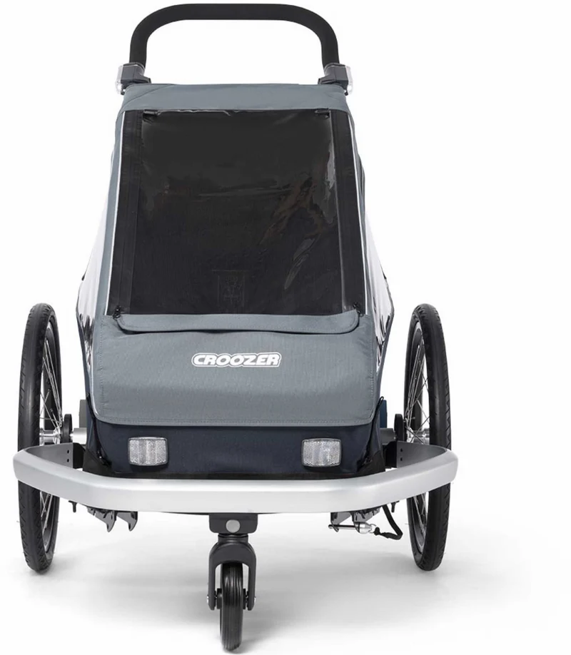 Croozer Kid Vaaya 1 + Sensor-Licht Fahrradanhänger graphite blue