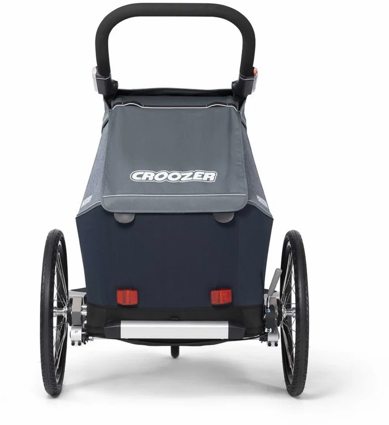 Croozer Kid Vaaya 1 + Sensor-Licht Fahrradanhänger graphite blue
