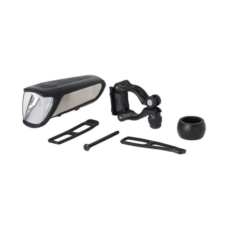Busch & Müller Core 2/Ixxi,silber,mit Halter+Ladegerät LED-Akku-Beleuchtungsset b&m Ixon