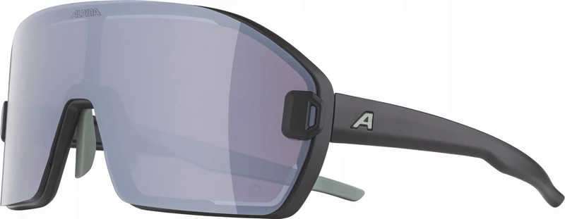 Alpina Bonfire Mag Sportbrille black-green matt/quattroflex+ black one size