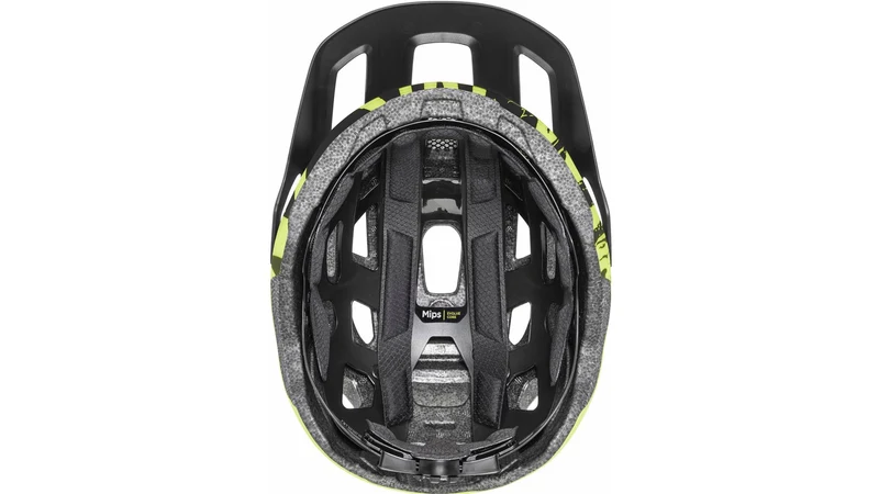 Uvex React Jr. Mips Kinder-Helm lime - black 52-56 cm