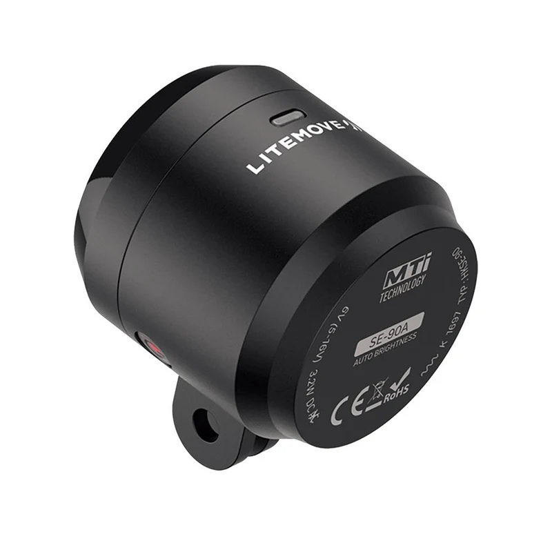 Litemove 6 V (5~16 V), 90/30 Lux, Gabelhalter LED-E-Bike-Scheinwerfer Litemove SE-90A