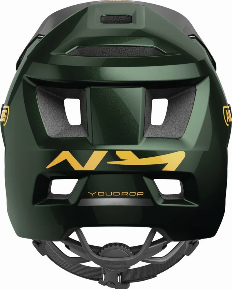 Abus YouDrop Kinder-Helm moss green S (48-55 cm)