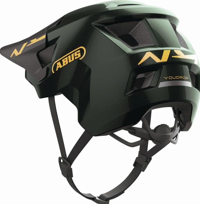 Abus YouDrop Kinder-Helm moss green S (48-55 cm)