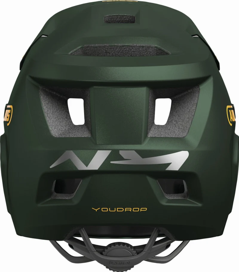 Abus YouDrop FF Kinder-Helm moss green S (48-55 cm)