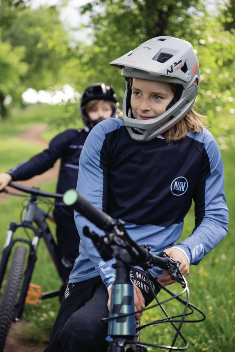 Abus YouDrop FF Kinder-Helm moss green S (48-55 cm)