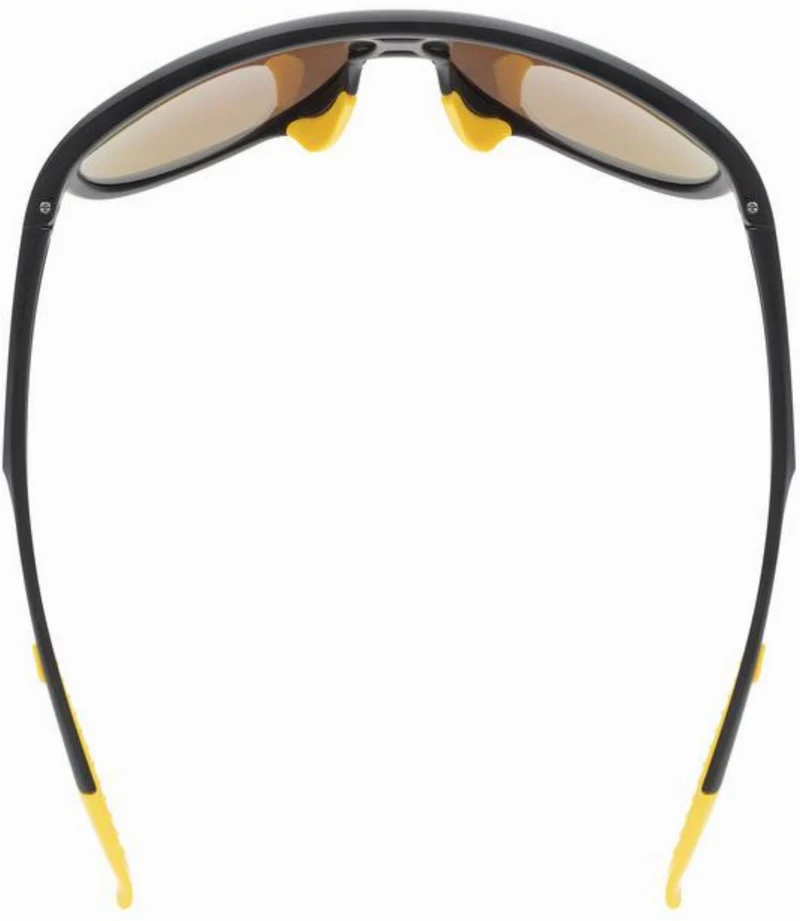 Uvex Sportstyle 515 Kinderbrille black matt/mirror yellow