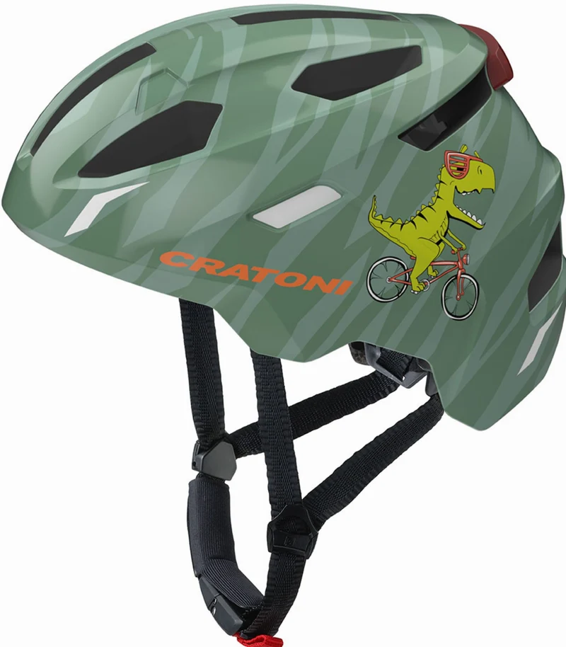 Cratoni FunCat Kinder-Helm velodino sage glossy S/M (49-56 cm)