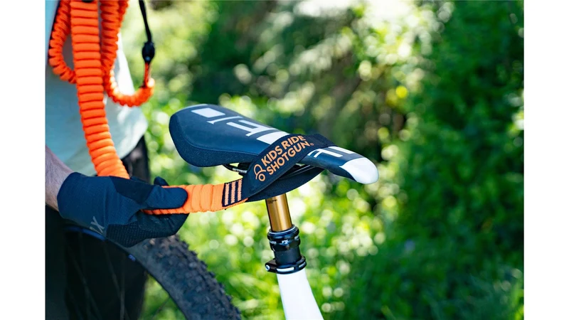 Kids Ride Shotgun MTB Tow Rope Abschleppseil 1.7 - 3.3 m orange
