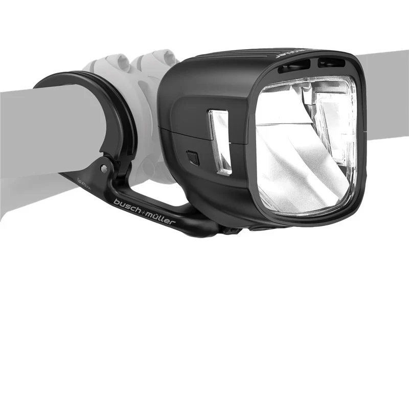 Busch & Müller 300 Lux, m.Fernlicht, sw matt, m. Halter LED-E-Bike-Scheinw. b&m IQ-XL E Highbeam