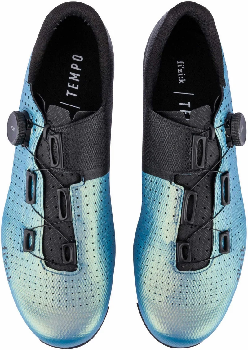 Fizik Tempo Decos Carbon Rennradschuhe iridiscent blue