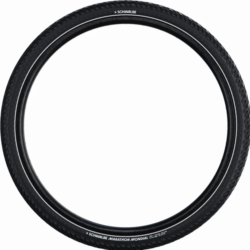 Schwalbe Marathon Mondial Pro V-Guard, Evolution Line, Tube E-Bikes Faltreifen 26", Addix, Double Defense black-reflex 50-559